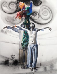 Nadir Ali Jamali, 30 x 22 Inch, Watercolour on Paper, Figurative Painting ,AC-NAJ-037